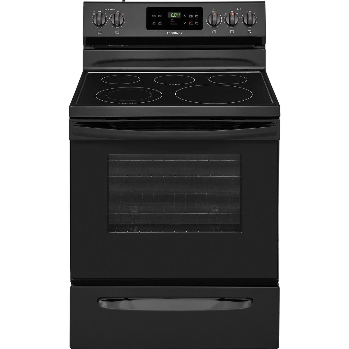 Frigidaire 30-inch Freestanding Electric Range with SpaceWise® Expandable Elements FFEF3054TB