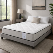 SilverRest Backsaver Twin Size Mattress - White/Gray