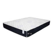 SilverRest Amelia 11" Firm King Size Mattress - White/Blue