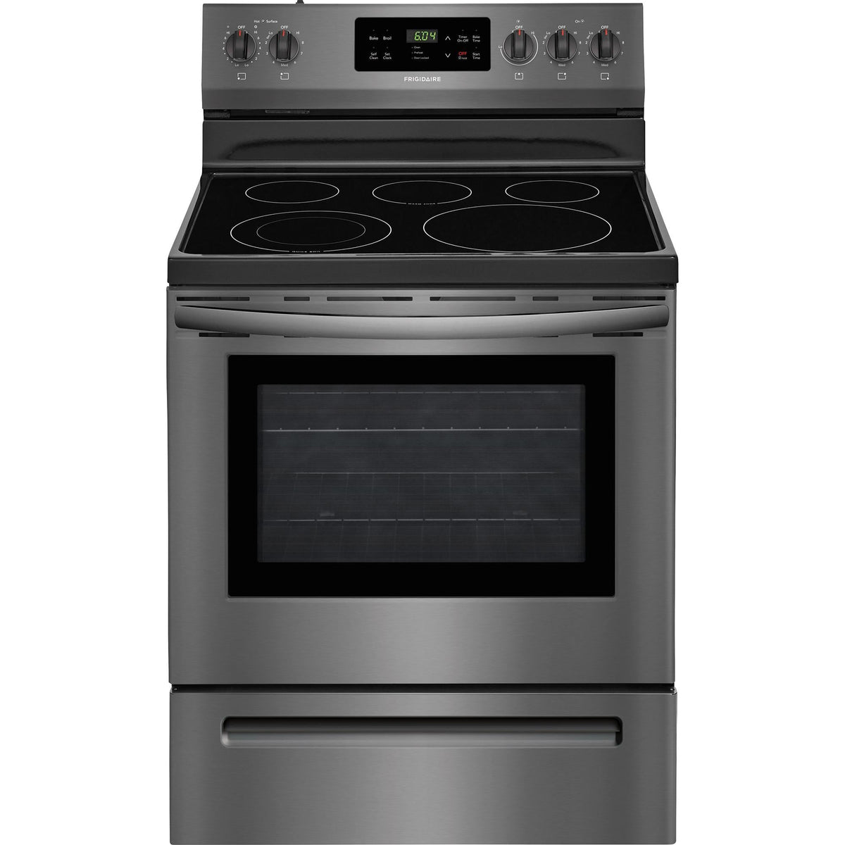 Frigidaire 30-inch Freestanding Electric Range with SpaceWise® Expandable Elements FFEF3054TD