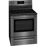 Frigidaire 30-inch Freestanding Electric Range with SpaceWise® Expandable Elements FFEF3054TD