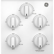 GE 36-inch Built-In Gas Cooktop with MAX Burner System JGP3036DLWW