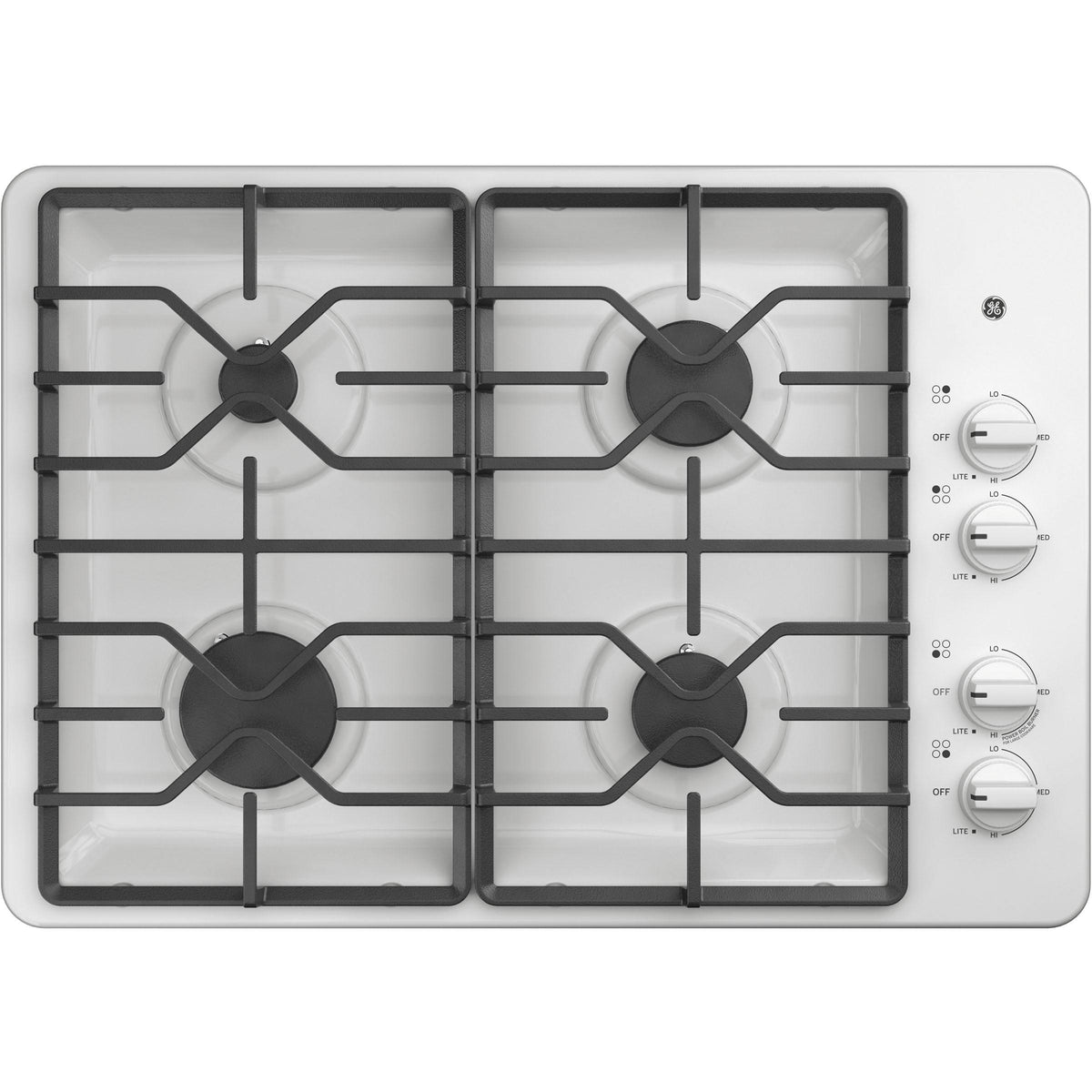 GE 30-inch Built-In Gas Cooktop JGP3030DLWW
