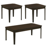 Amaro (3-Piece) Coffee and End Table Set by Coaster Furniture - Brown