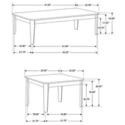 Amaro (3-Piece) Coffee and End Table Set by Coaster Furniture - Brown