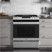 GE 30-inch Slide-In Gas Range JGSS66SELSS