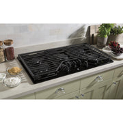 GE 36-inch Built-In Gas Cooktop JGP5036DLBB