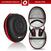 Deco Gear Full-Sized Premium Hard Body Professional Headphone Case with Plush Interior
