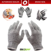 Deco Gear Food Grade Kitchen Safety Cut Resistant Stretch Fit Gloves