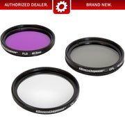 Deco Gear 40.5mm 3 Piece Pro Level Lens Filter Kit - UV, FLD, Polarizer - FK405MM