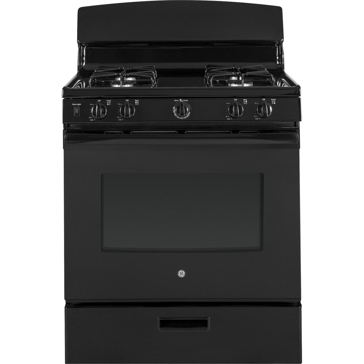 GE 30-inch Freestanding Gas Range JGBS30DEKBB