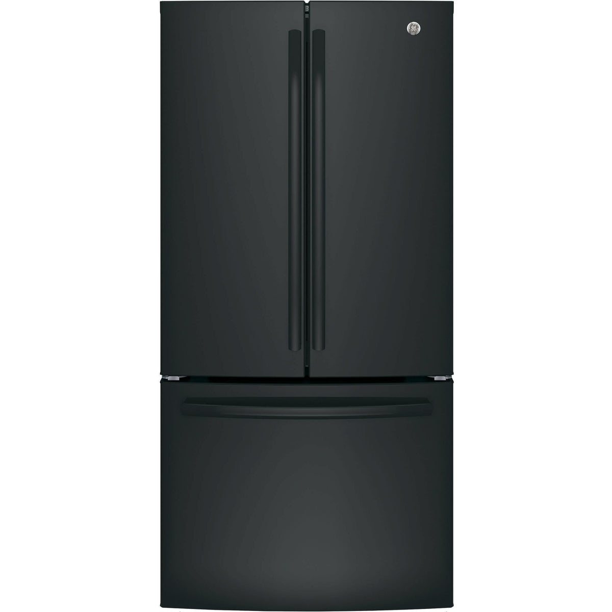 GE 33-inch, 18.6 cu. ft. Counter-Depth French-Door Refrigerator GWE19JGLBB