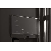 GE Profile 36-inch, 27.8 cu. ft. French 3-Door Refrigerator with Ice and Water PFE28KBLTS