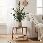 Allstate Floral 27" Java Fern Leaf Plant with Plastic Vase - Green