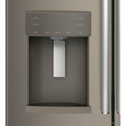 GE 36-inch, 27.8 cu.ft. Freestanding French 3-Door Refrigerator with Ice and Water Dispensing System GFE28GMKES