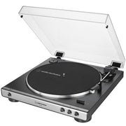 Audio-Technica AT-LP60X-GM Fully Automatic Belt-Drive Turntable 33-1/3 & 45 RPM -Gunmetal/Black