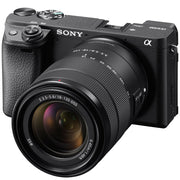Sony a6400 4K Mirrorless Camera ILCE-6400M/B 18-135mm Lens with Macro & Telephoto Kit