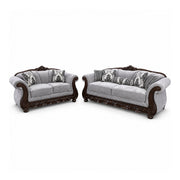 Granada Sofa and Loveseat by Arely Furniture - Gray