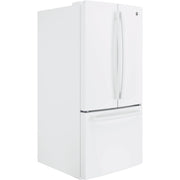 GE 33-inch, 18.6 cu. ft. Counter-Depth French-Door Refrigerator with Ice Maker GWE19JGLWW