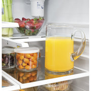 GE 33-inch, 18.6 cu. ft. Counter-Depth French-Door Refrigerator with Ice Maker GWE19JGLWW