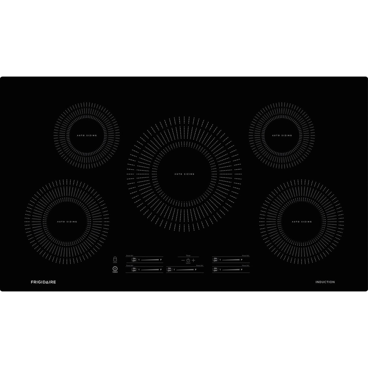 Frigidaire 36-inch Built-in Induction Cooktop with Auto Sizing? Pan Detection FFIC3626TB
