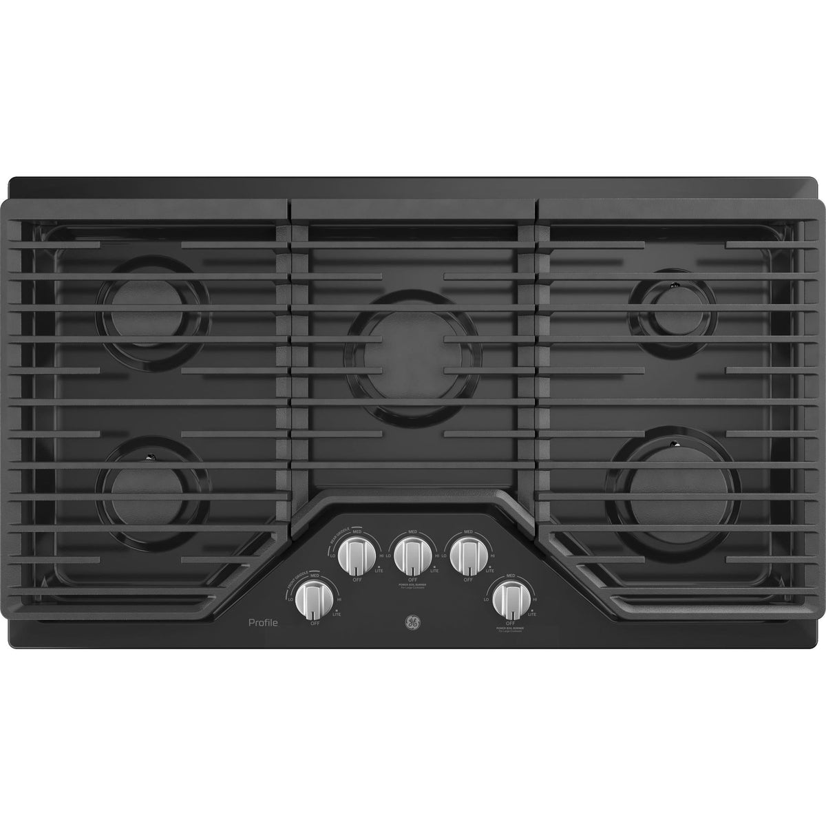 GE Profile 36-inch Built-In Gas Cooktop with MAX Burner System PGP7036DLBB