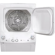 GE Stacked Washer/Dryer Gas Laundry Center GUD27GSSMWW