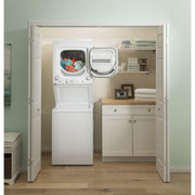 GE Stacked Washer/Dryer Gas Laundry Center GUD24GSSMWW