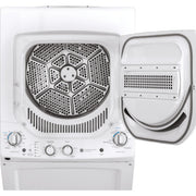 GE Stacked Washer/Dryer Gas Laundry Center GUD24GSSMWW