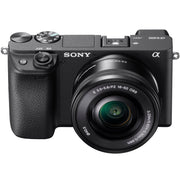 Sony a6400 4K Mirrorless Camera ILCE-6400L/B 16-50mm + 55-210mm 2 Lens Pro Case Kit