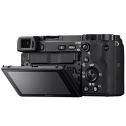 Sony a6400 4K Mirrorless Camera ILCE-6400/B + Deco Gear Pro Kit Flash & Case Bundle