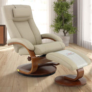 Mac Motion Chairs Hamar Swivel Leather Recliner 54-LO3-32-103-CP