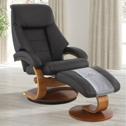 Mac Motion Chairs Mandal Swivel Leather Recliner 58-LO3-40-103