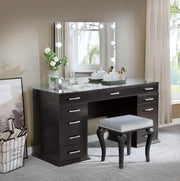 Valentina Vanity Set by Furniture of America - Gray