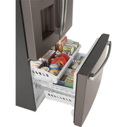 GE 36-inch, 25.6 cu. ft. French 3-Door Refrigerator GFE26JMMES