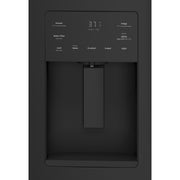 GE 36-inch, 25.6 cu.ft. Freestanding French 3-Door Refrigerator with Multiflow Air System GFE26JEMDS