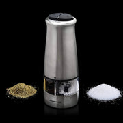 Ovente SPD121S 2-in-1 Electric Salt and Pepper Grinder - Silver