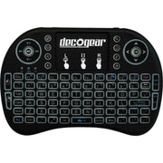 Deco Gear 2.4GHz Wireless Backlit Keyboard Remote with Touchpad Mouse Open Box