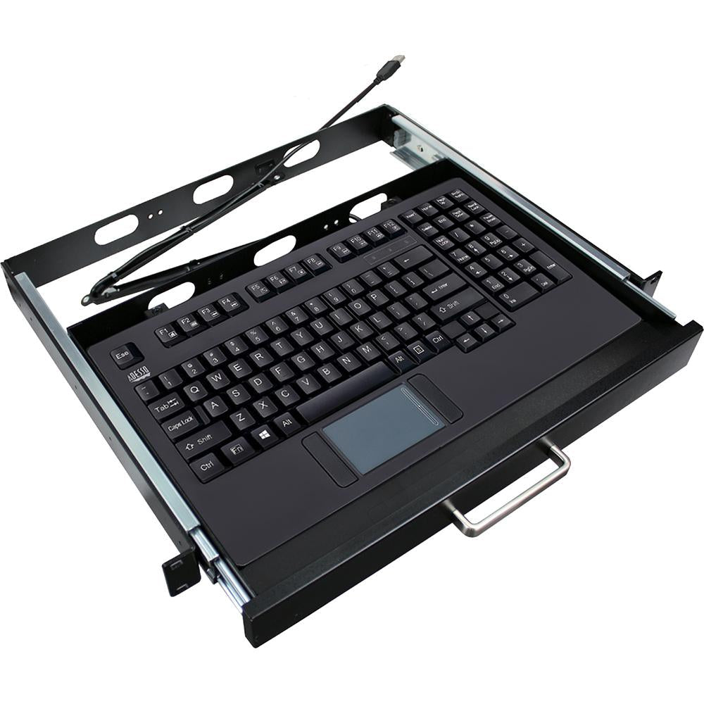Adesso EasyTouch Touchpad Keyboard w/ Rackmount - AKB-425UB-MRP