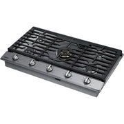 Samsung 36-inch Built-in Gas Cooktop with Wi-Fi and Bluetooth Connected NA36N7755TS/AA