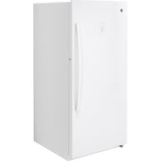 GE 14.1 cu.ft. Upright Freezer with Turbo Freeze FUF14SMRWW