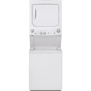 GE Stacked Washer/Dryer Electric Laundry Center GUV27ESSMWW