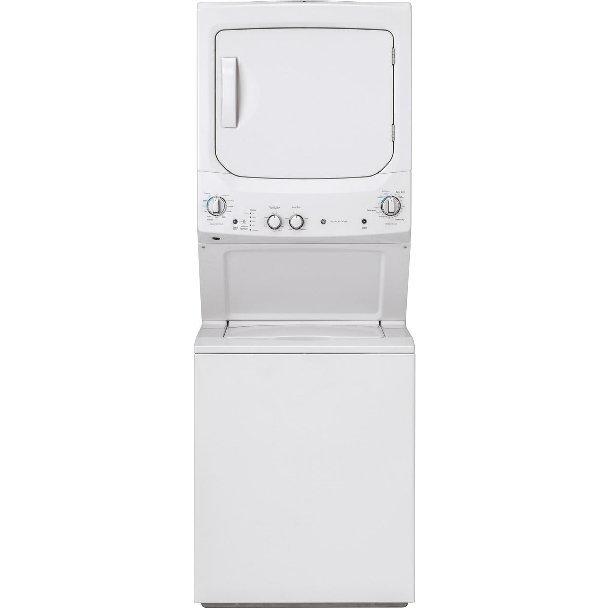 GE Stacked Washer/Dryer Electric Laundry Center GUV27ESSMWW