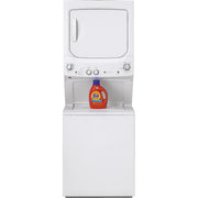 GE Stacked Washer/Dryer Electric Laundry Center GUV27ESSMWW