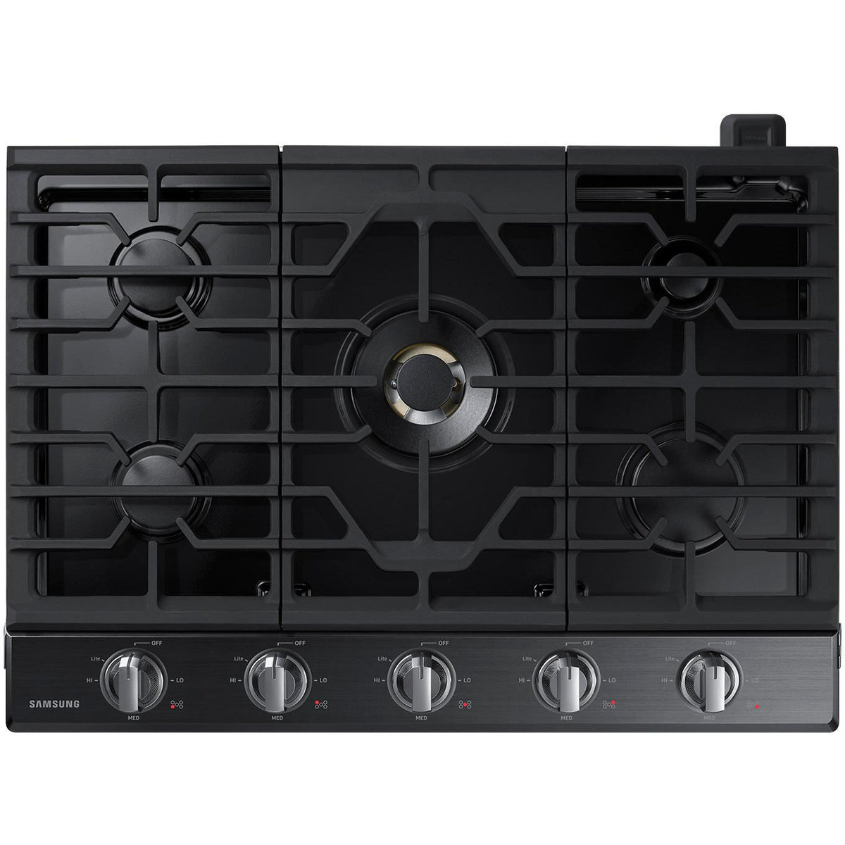 Samsung 30-inch Built-In Gas Cooktop with Wi-Fi Connectivity NA30N7755TG/AA