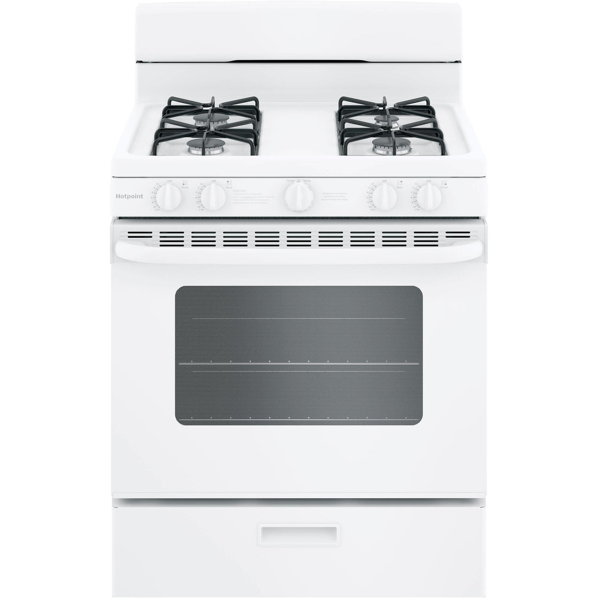 Hotpoint 30-inch Freestanding Gas Range RGBS200DMWW