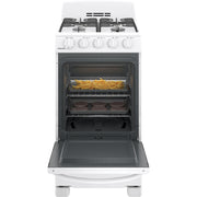 Hotpoint 20-inch Freestanding Gas Range RGAS200DMWW