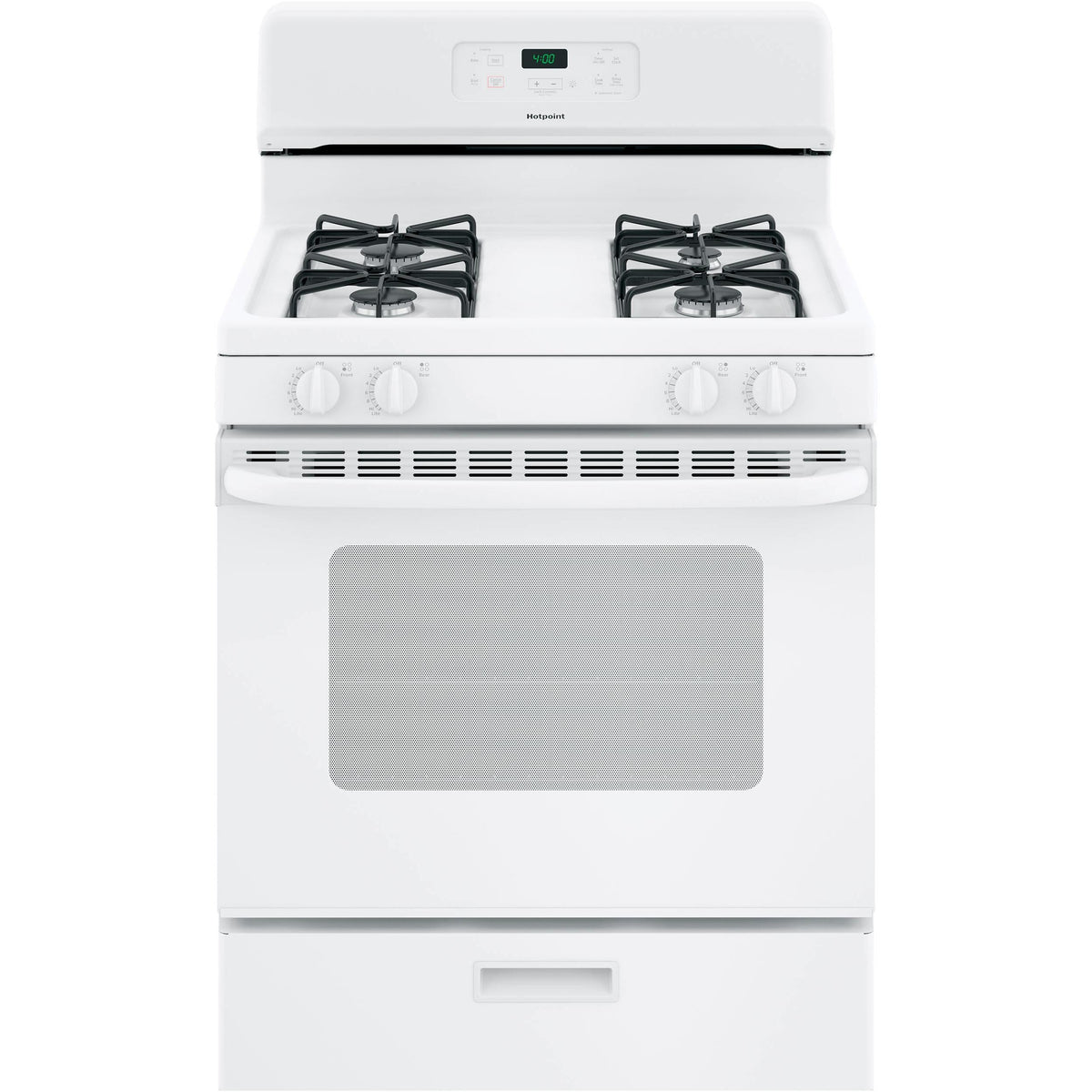 Hotpoint 30-inch Freestanding Gas Range RGBS400DMWW
