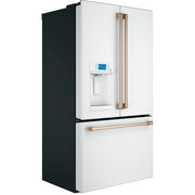 Café 36-inch, 22.2 cu.ft. Counter-Depth French 3-Door Refrigerator with Hot Water Dispenser CYE22TP4MW2
