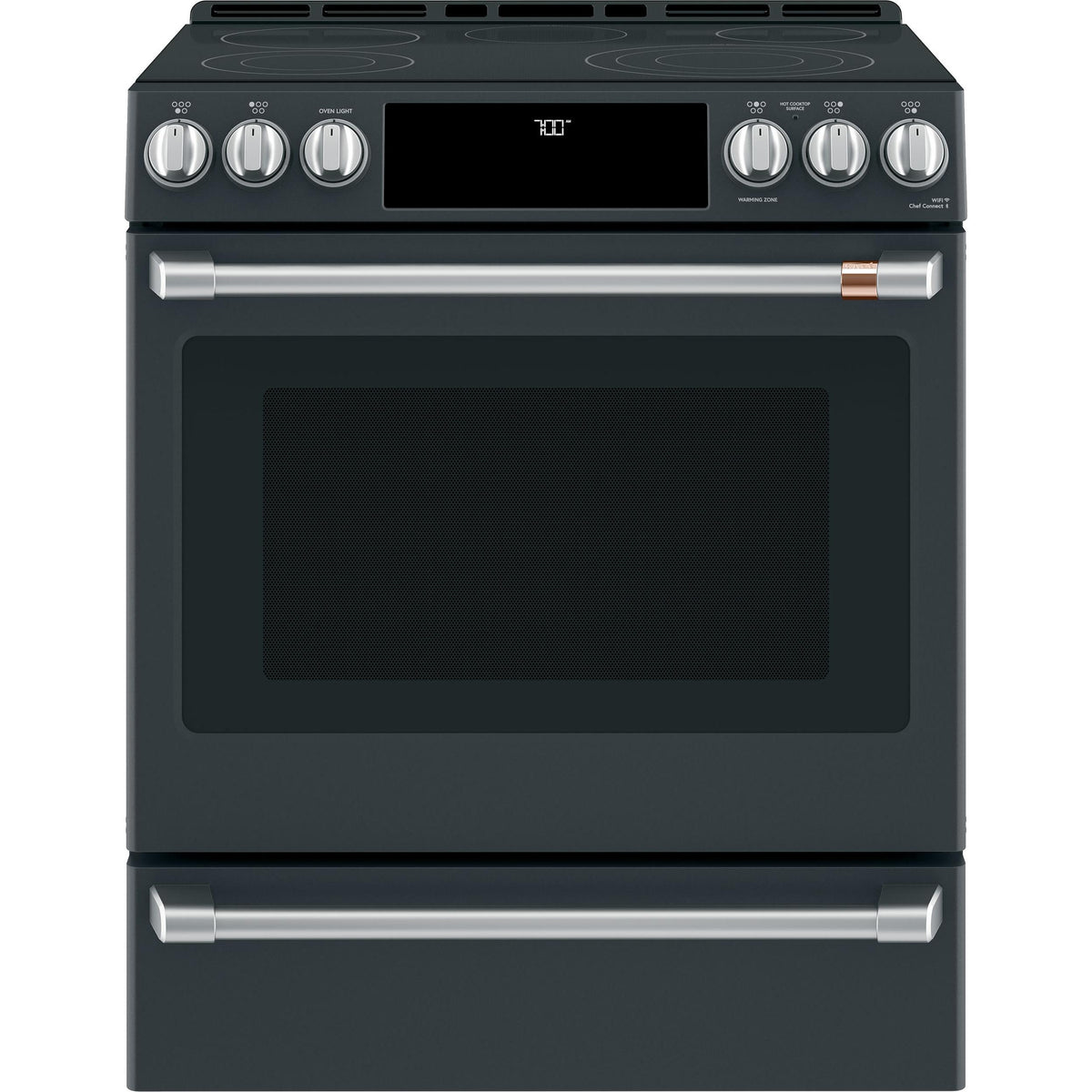 Café 30-inch Slide-in Electric Range with Warming Drawer CES700P3MD1